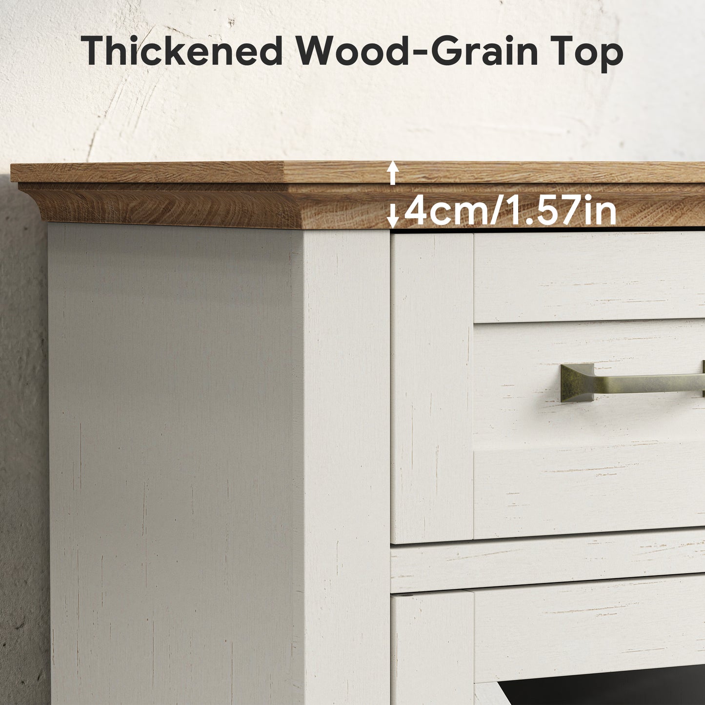 LEGAHOME Farmhouse TV Stand