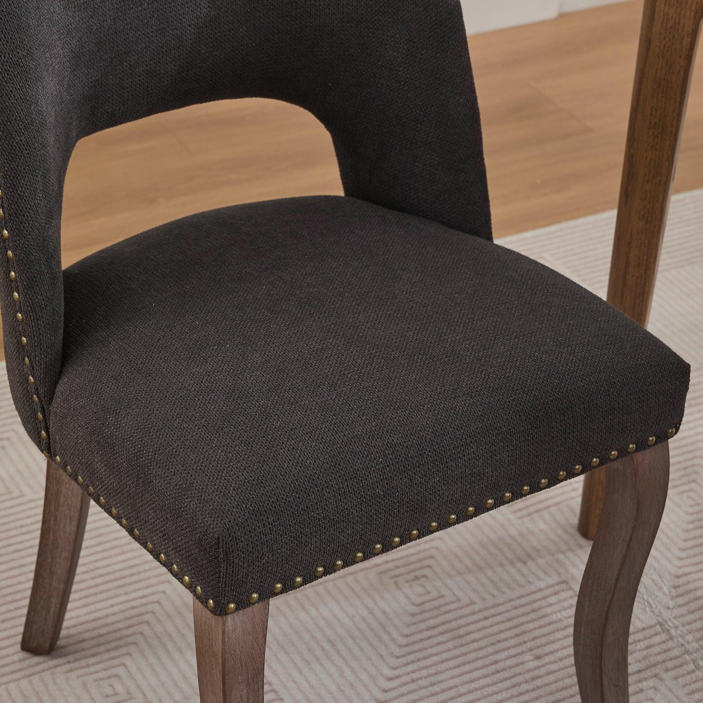 LEGAHOME Upholstered Dining Chairs Set of 2