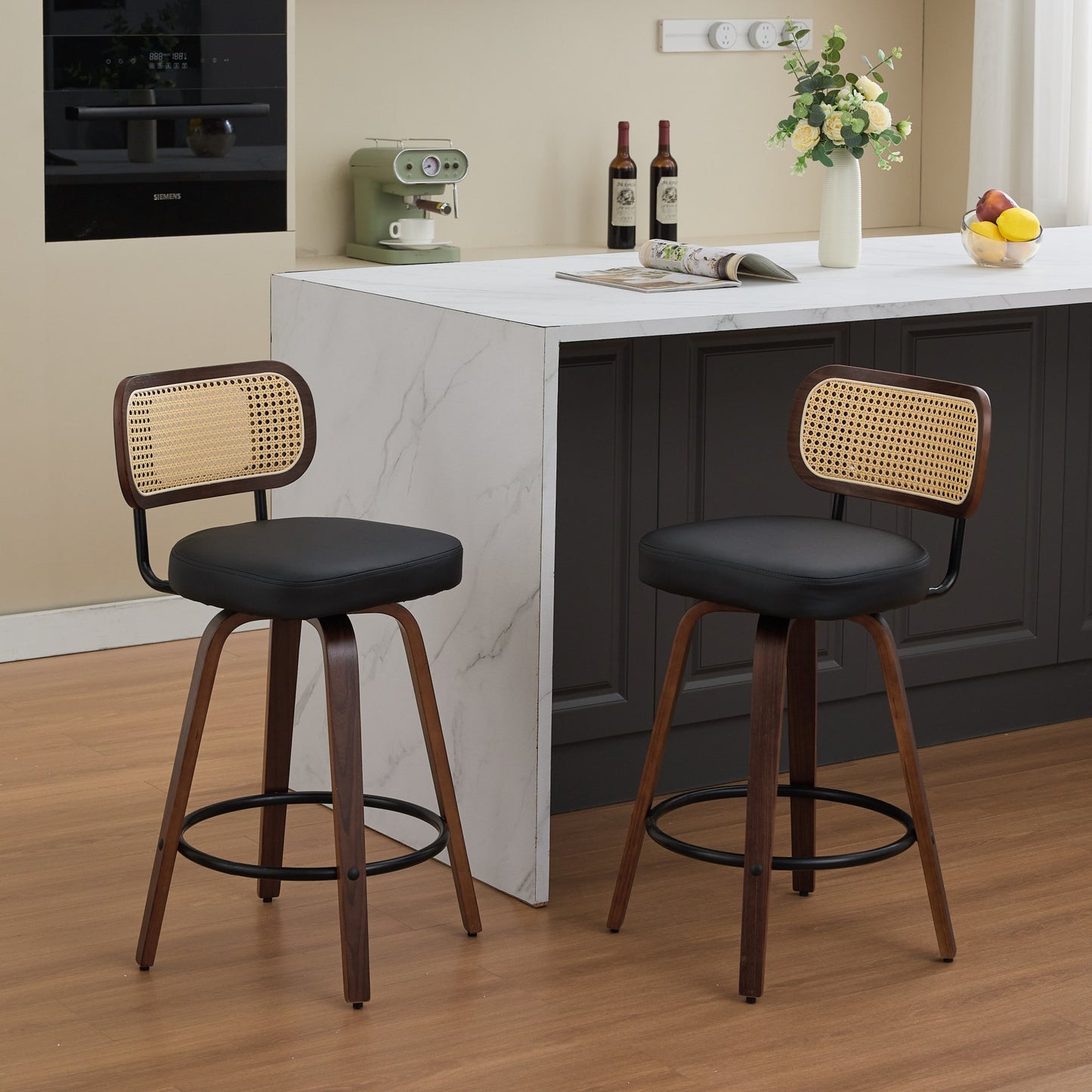 LEGAHOME Bar Stools set of 2
