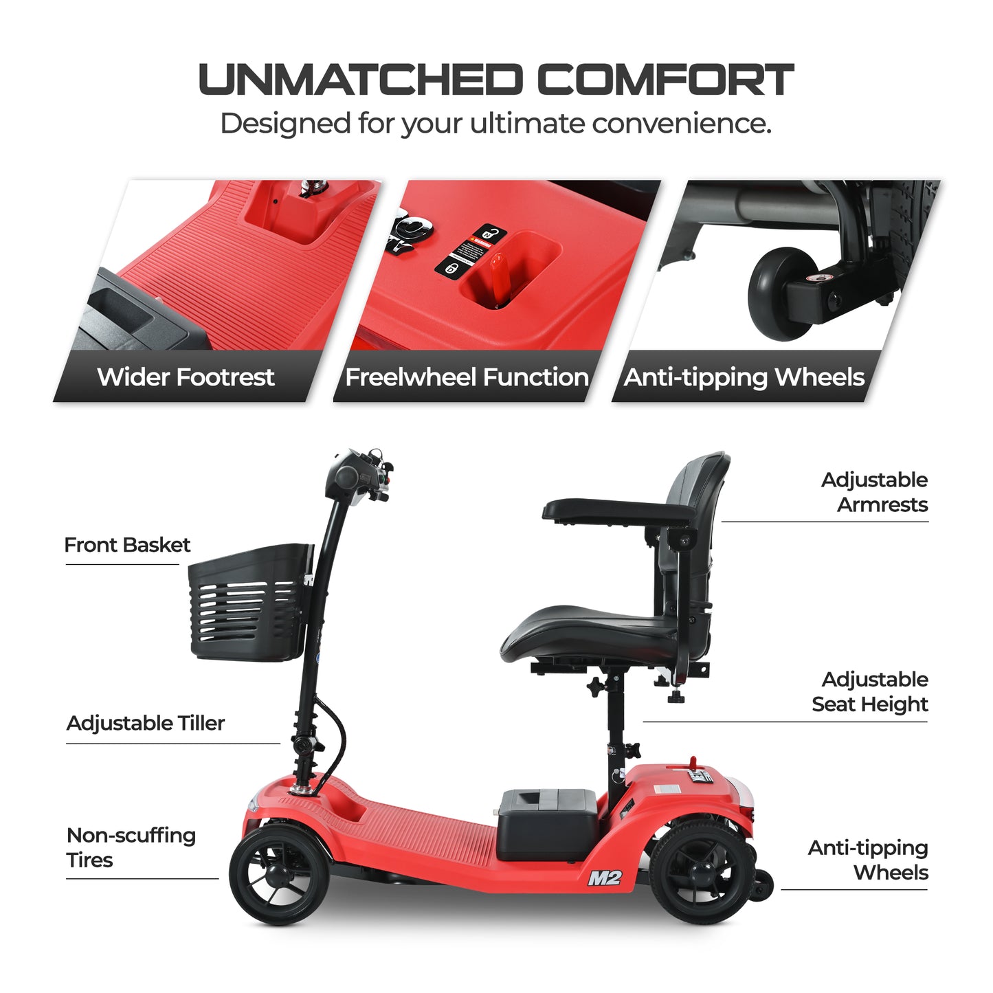LEGAHOME Compact Mobility Scooter