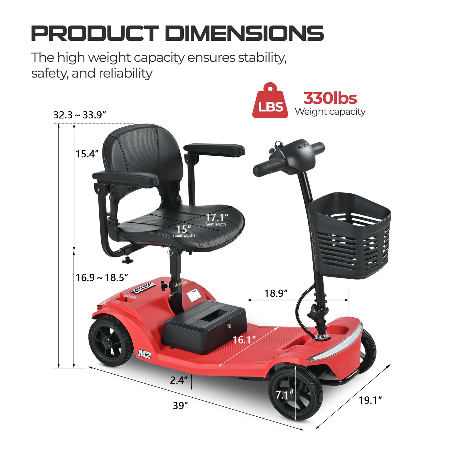 LEGAHOME Compact Mobility Scooter