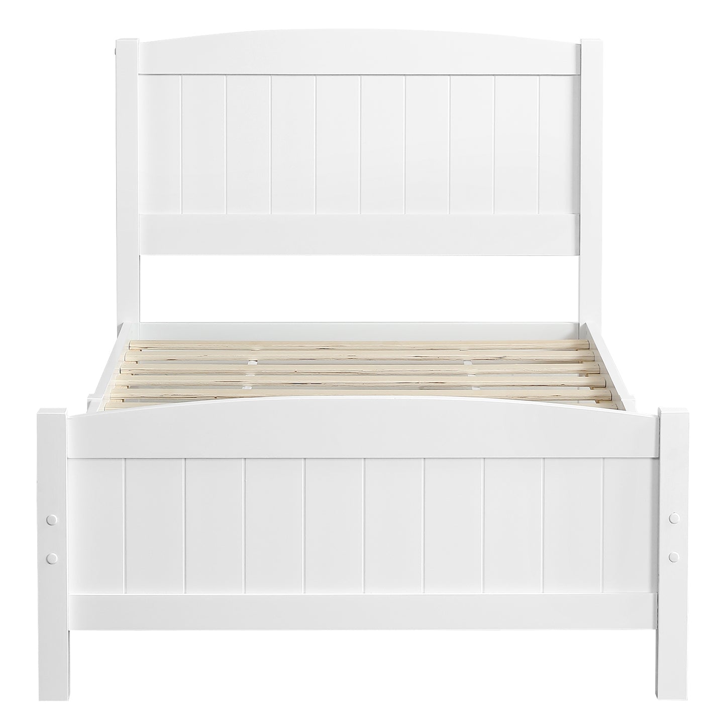 LegaHome Twin Bed Frame with Headboard