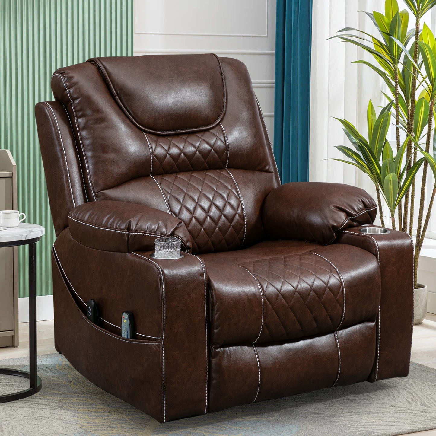 LEGAHOME Large Lift Chair with Heated and Massage Functions