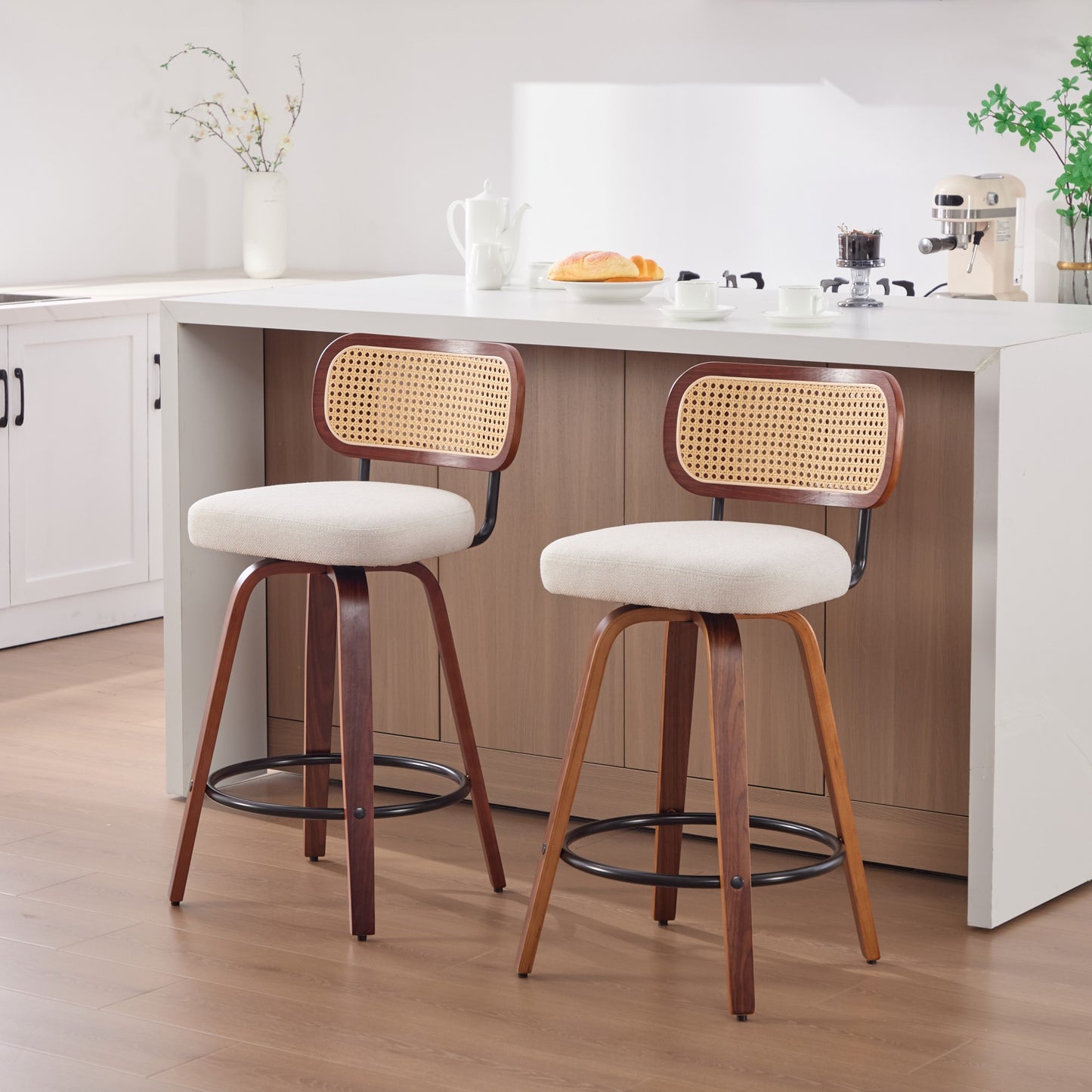 LEGAHOME Bar Stools set of 2