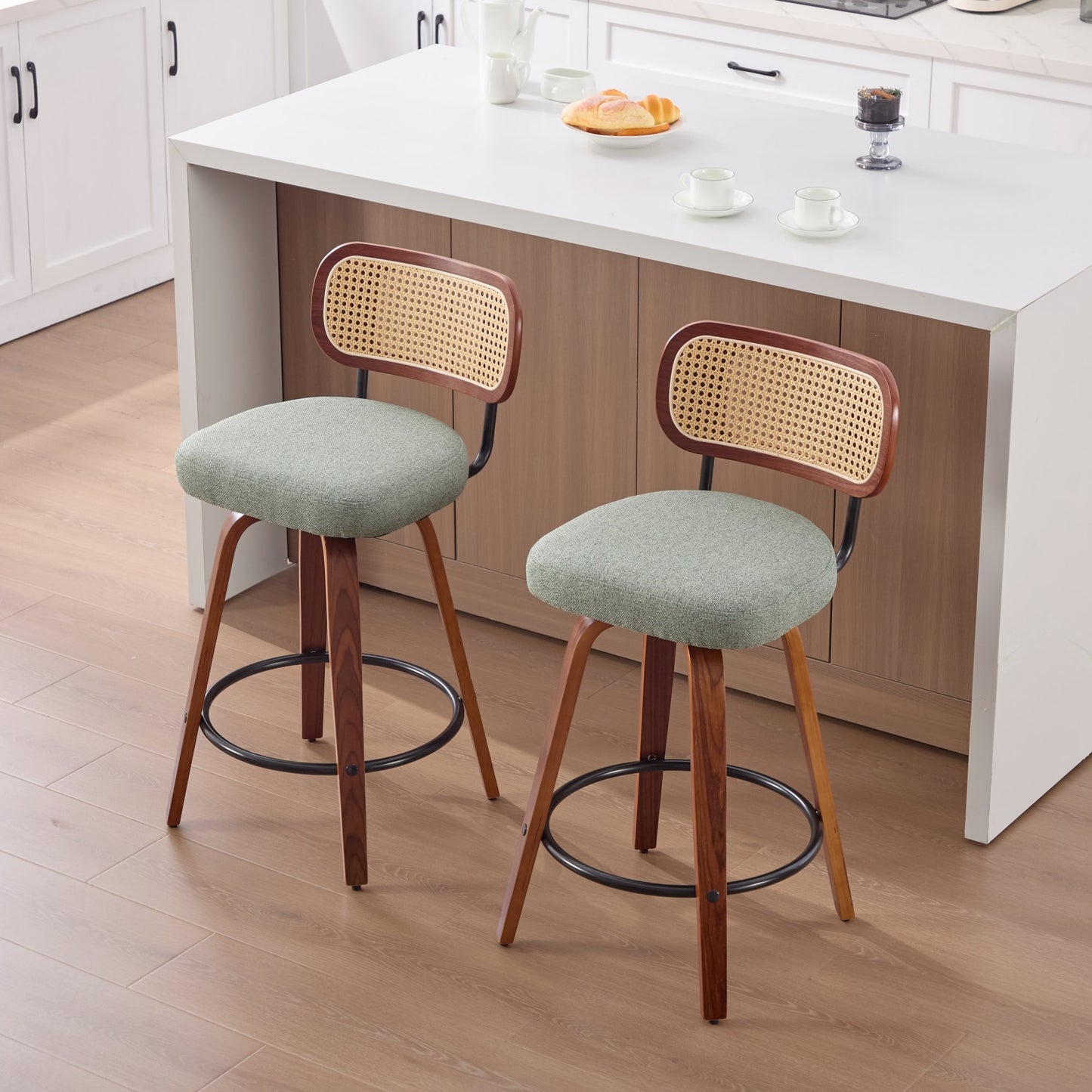 LEGAHOME Bar Stools set of 2