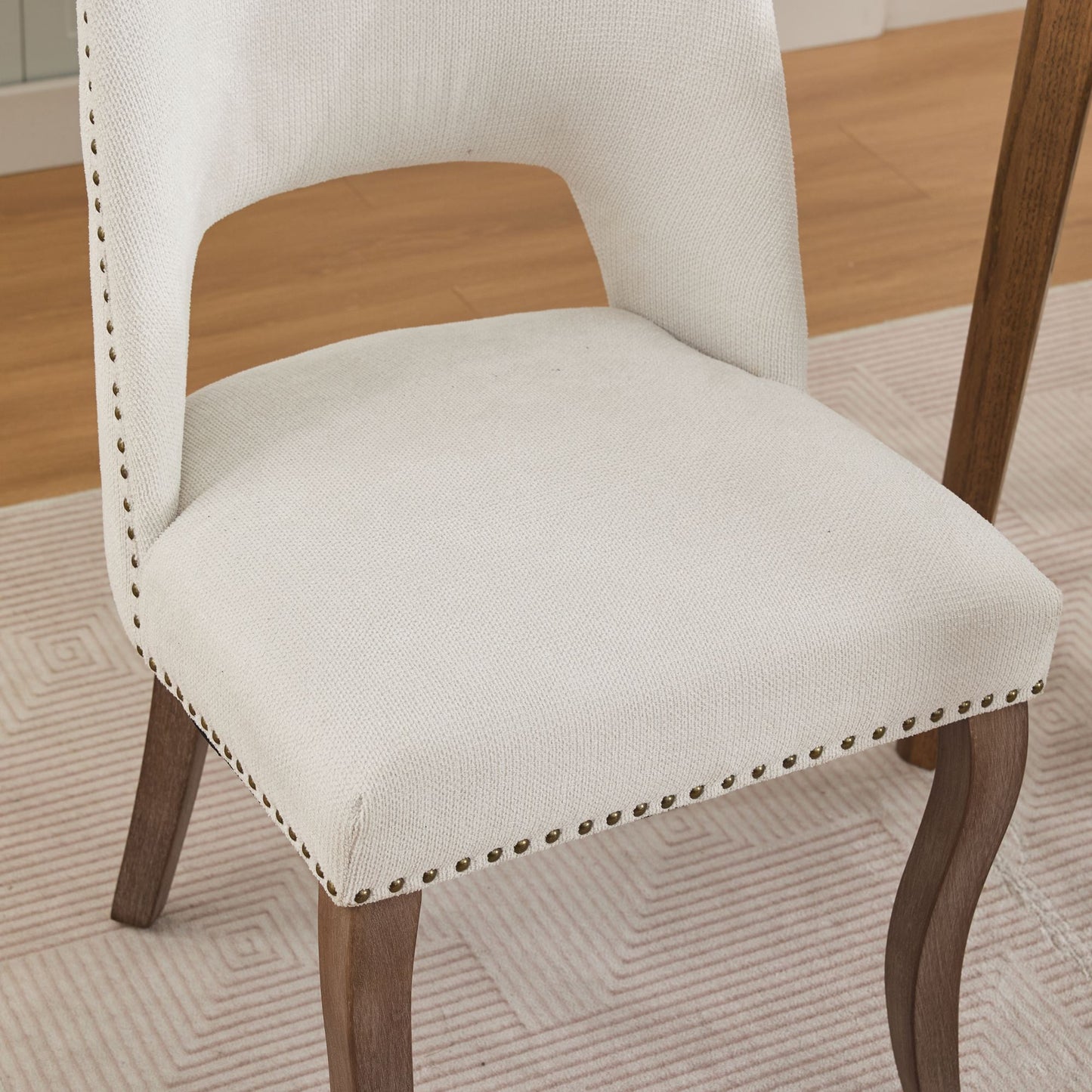 LEGAHOME Upholstered Dining Chairs Set of 2