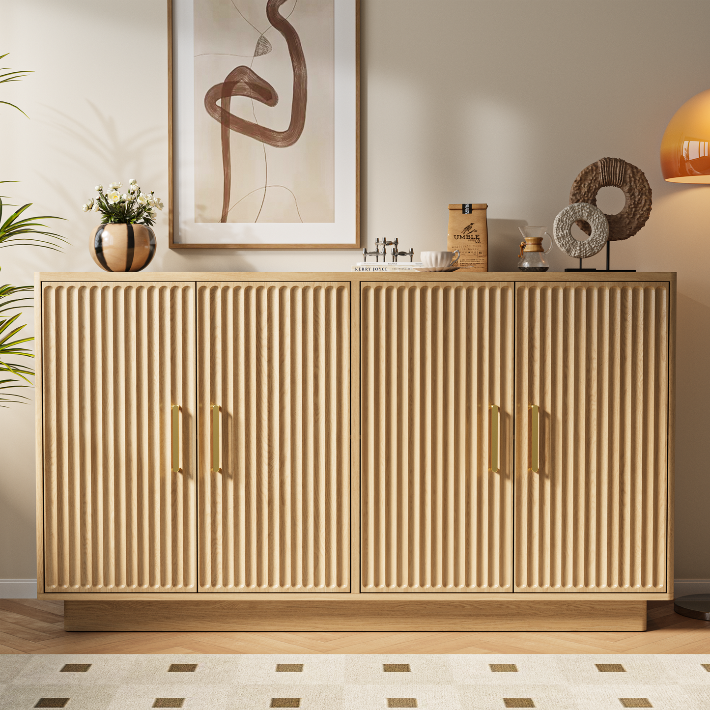 LegaHome Black Sideboard