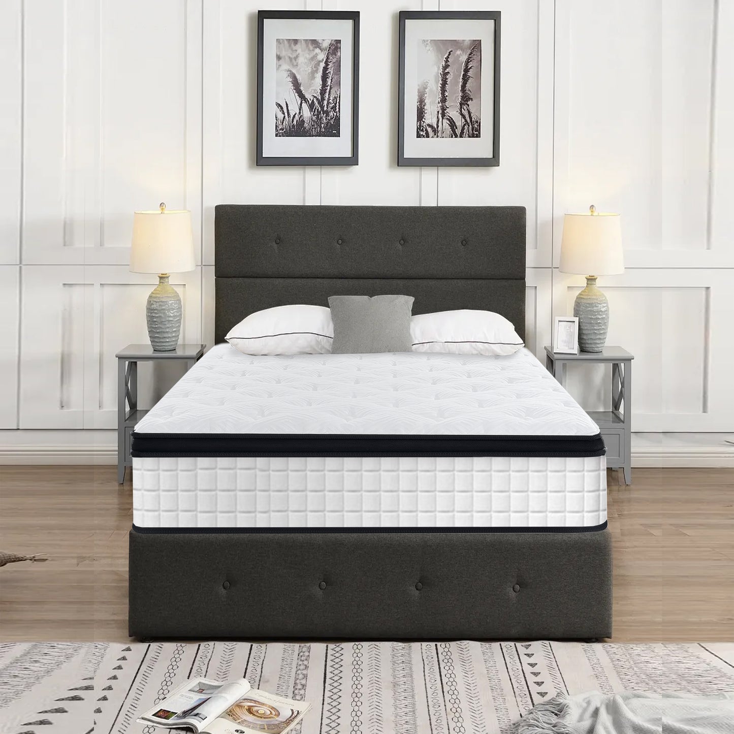 LEAGHOME 12 Inch Hybrid Mattress