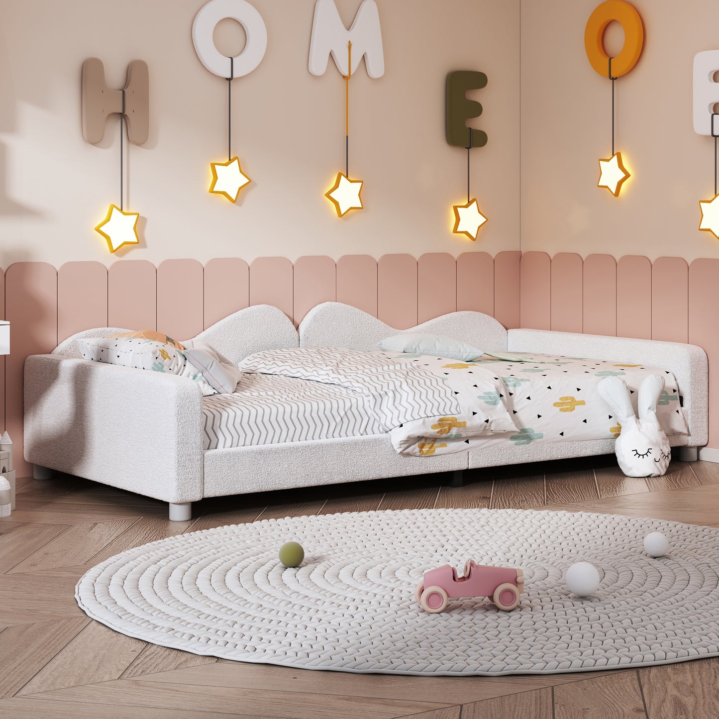 LEGAHOME Twin Size Upholstered Daybed