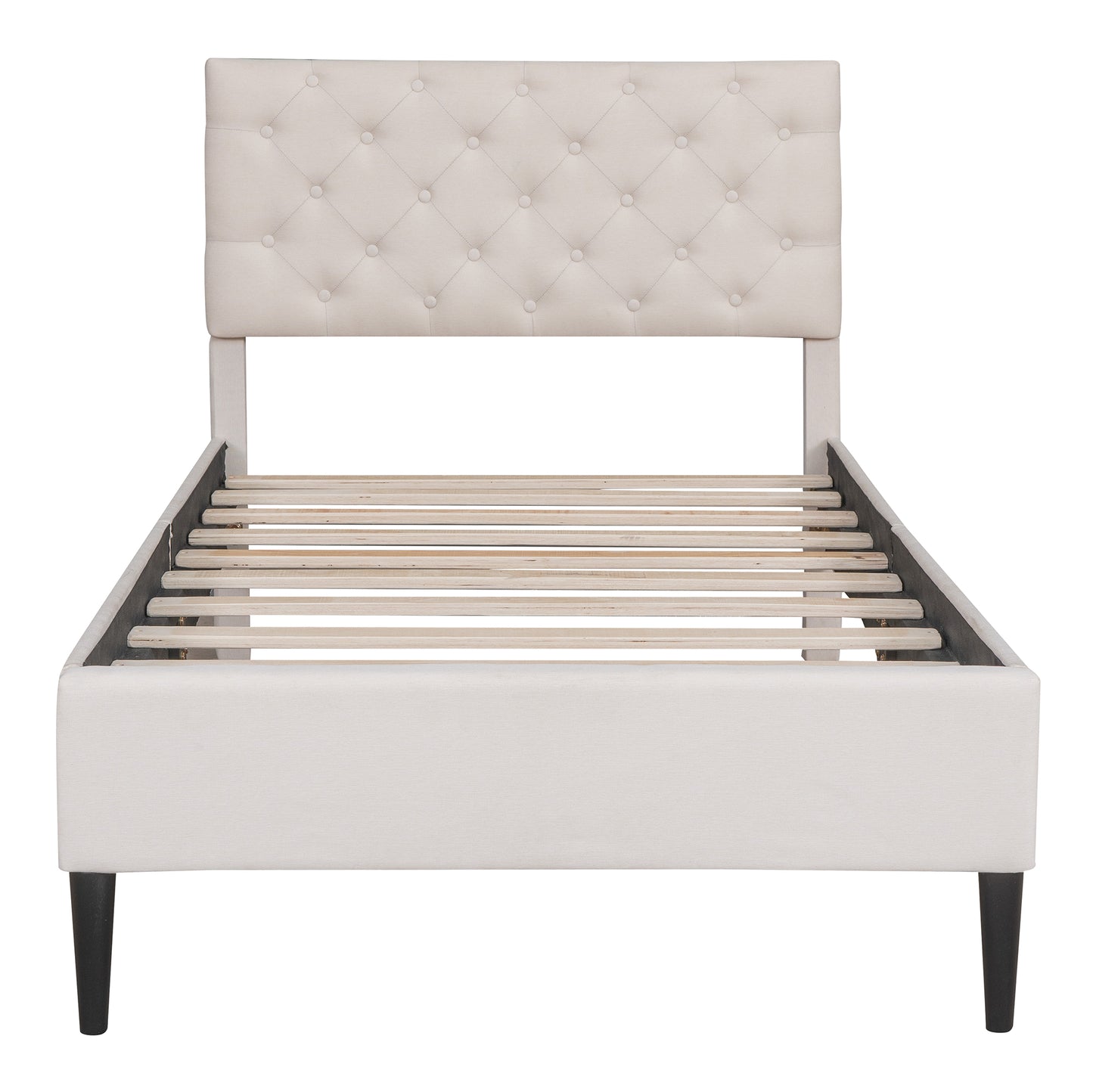 Legahome Twin Size Upholstered Platform Bed, LJC