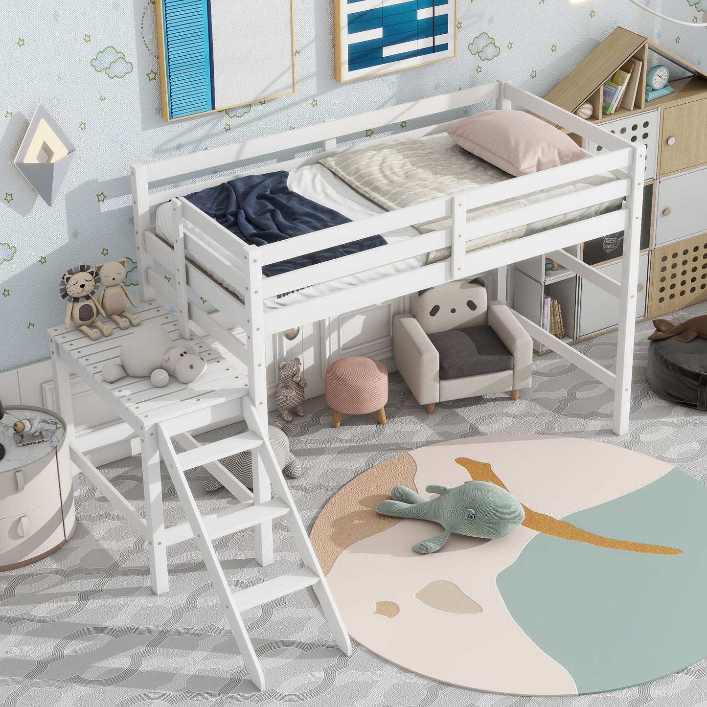 LegaHome Loft Beds for Kids, LJC