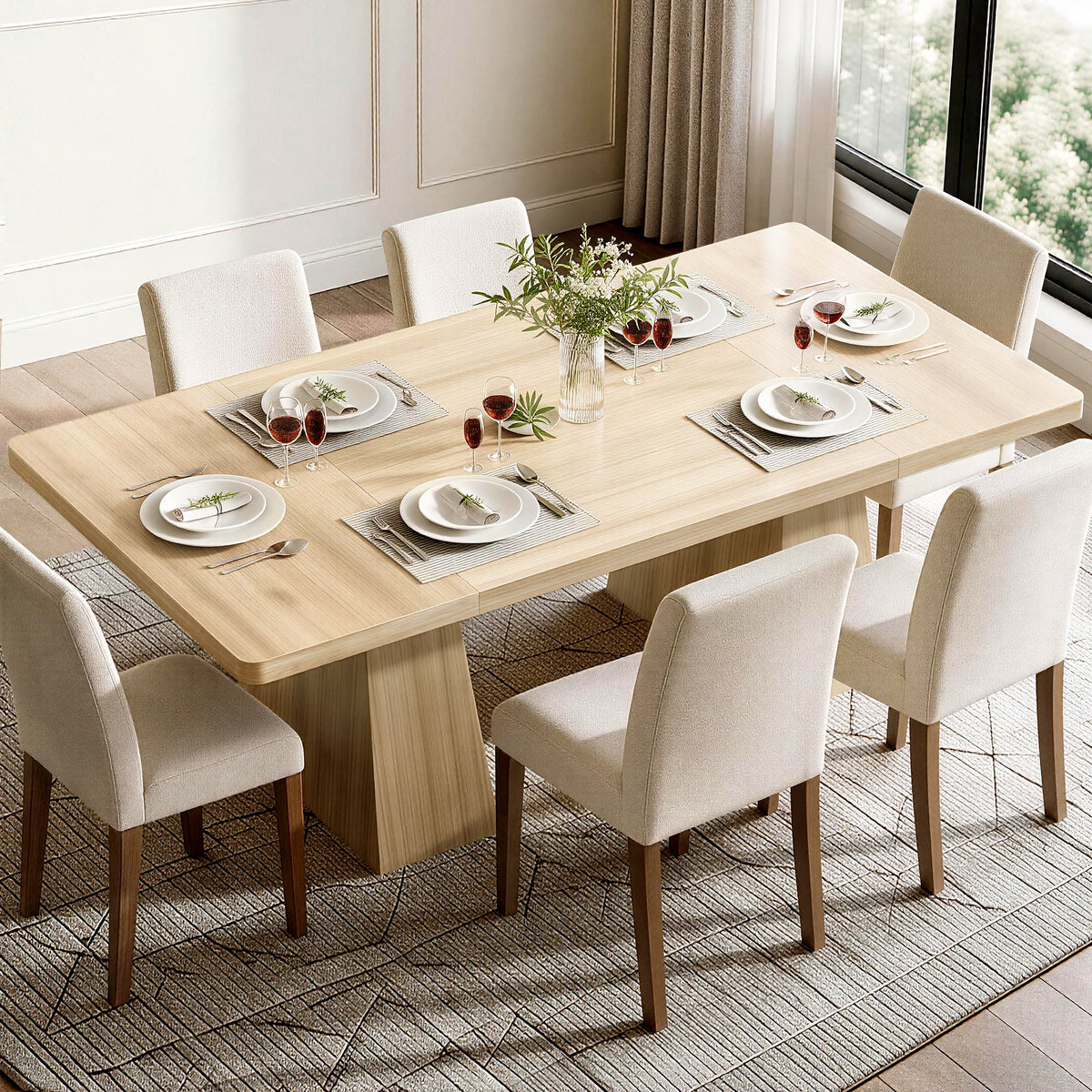 LEGAHOME Rectangular Dining Table