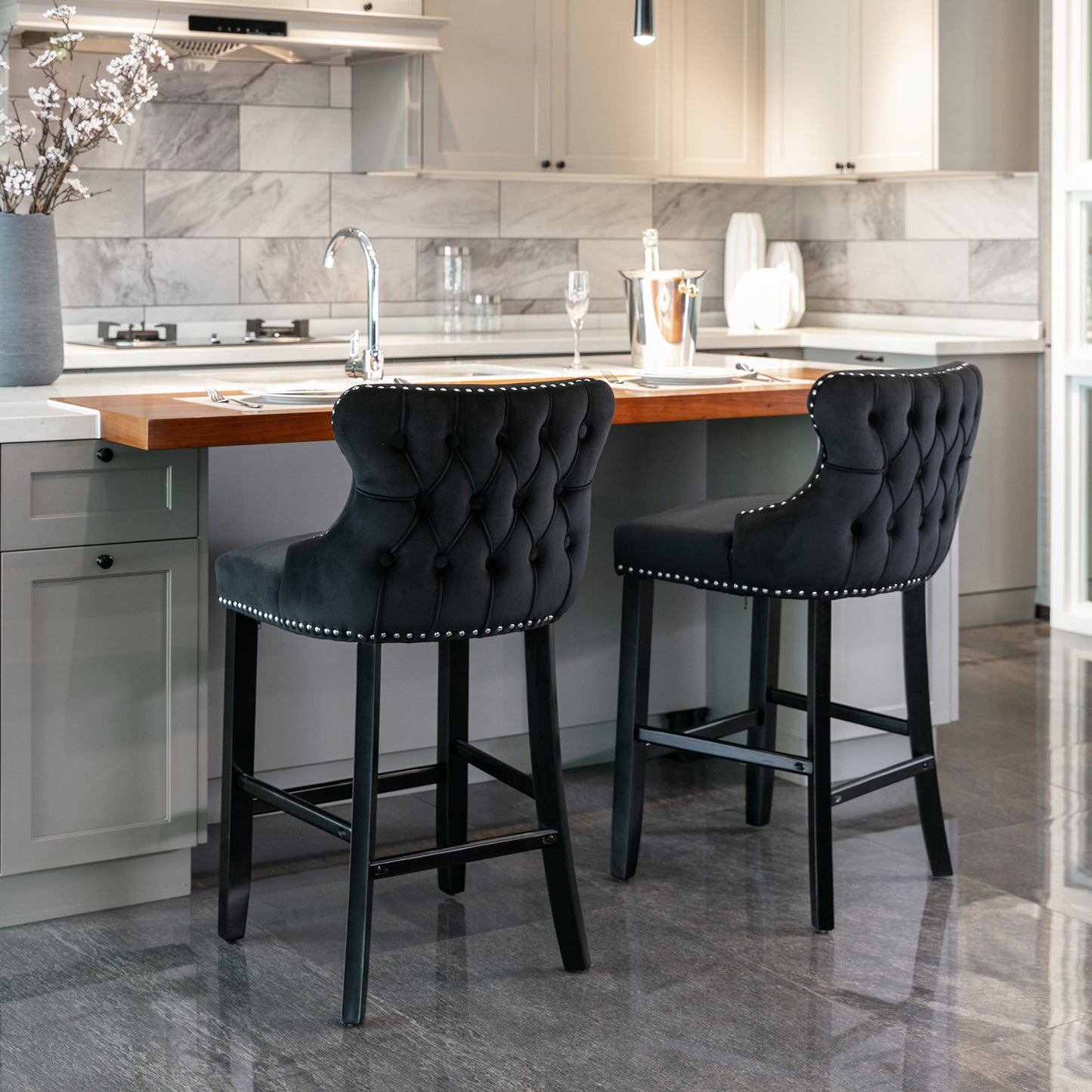 LegaHome Bar Stools Set of 2