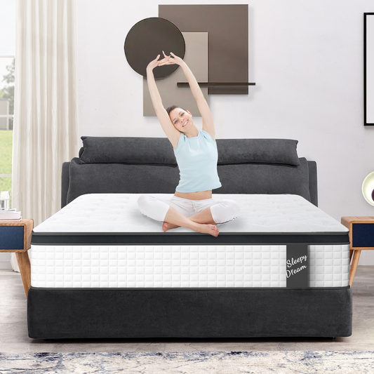 LEAGHOME 12 Inch Hybrid Mattress