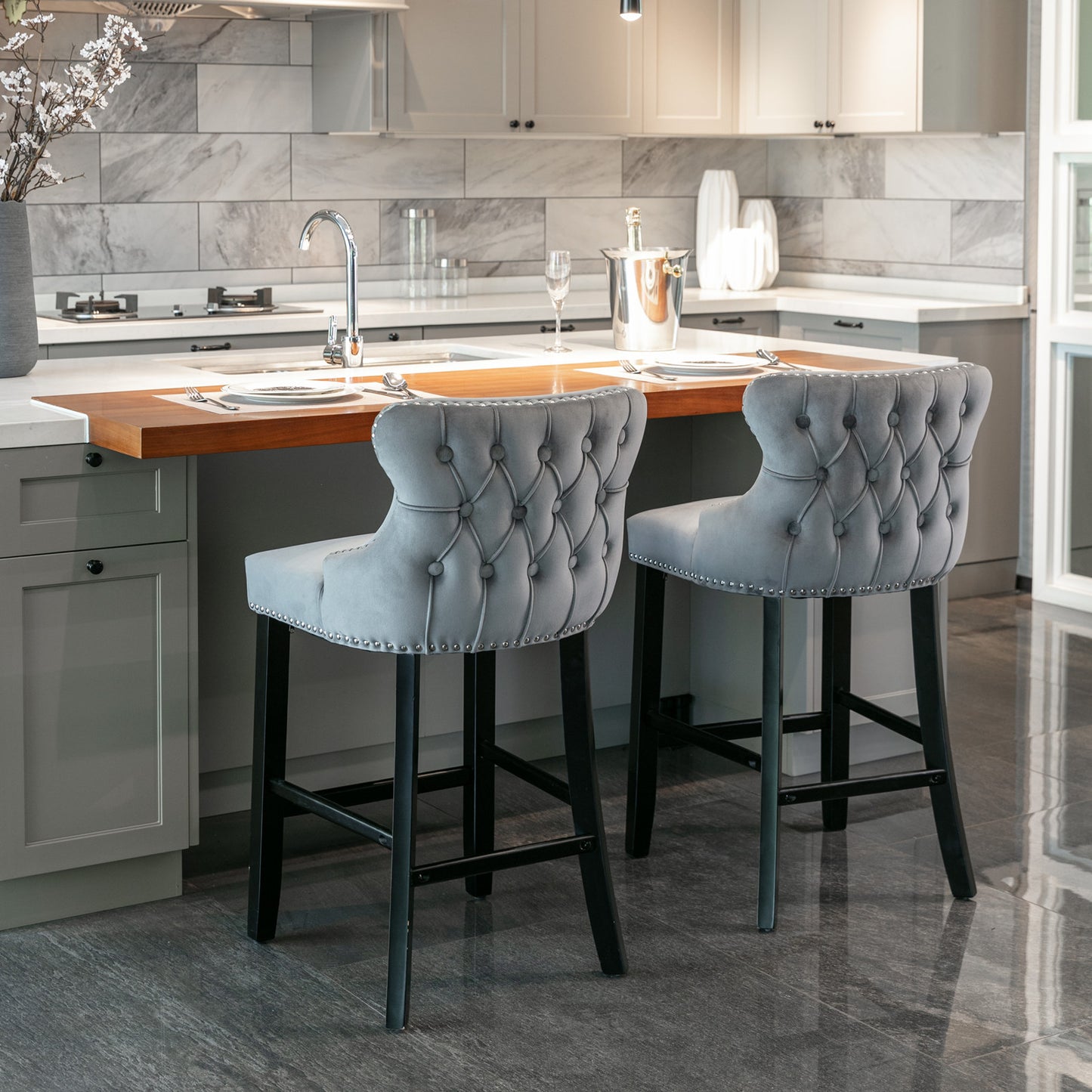 LegaHome Bar Stools Set of 2