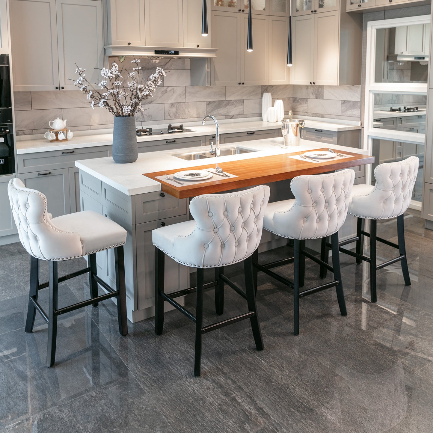 LegaHome Bar Stools Set of 2