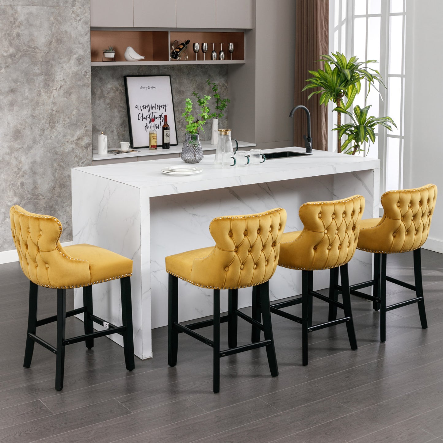 LegaHome Bar Stools Set of 2