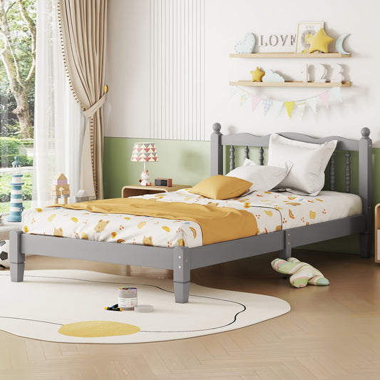 LegaHome Twin Bed Frame with Headboard