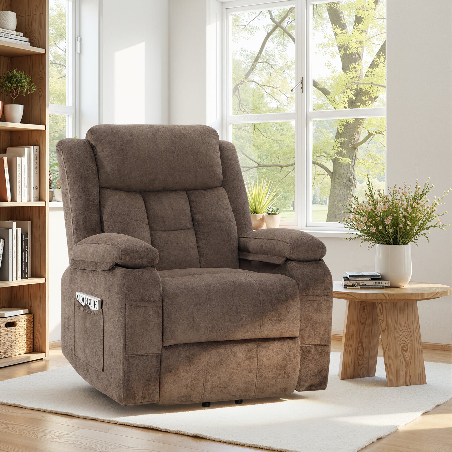 LEGAHOME Power Lift Recliner for Elderly, Electric Easy Stand Assist Recliner without Heat and Massage, Senior Lift Chair Home Theater Recliners for Living Room, 350 lbs Capacity