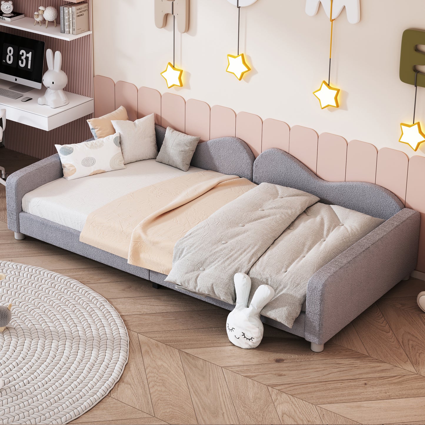 LEGAHOME Twin Size Upholstered Daybed