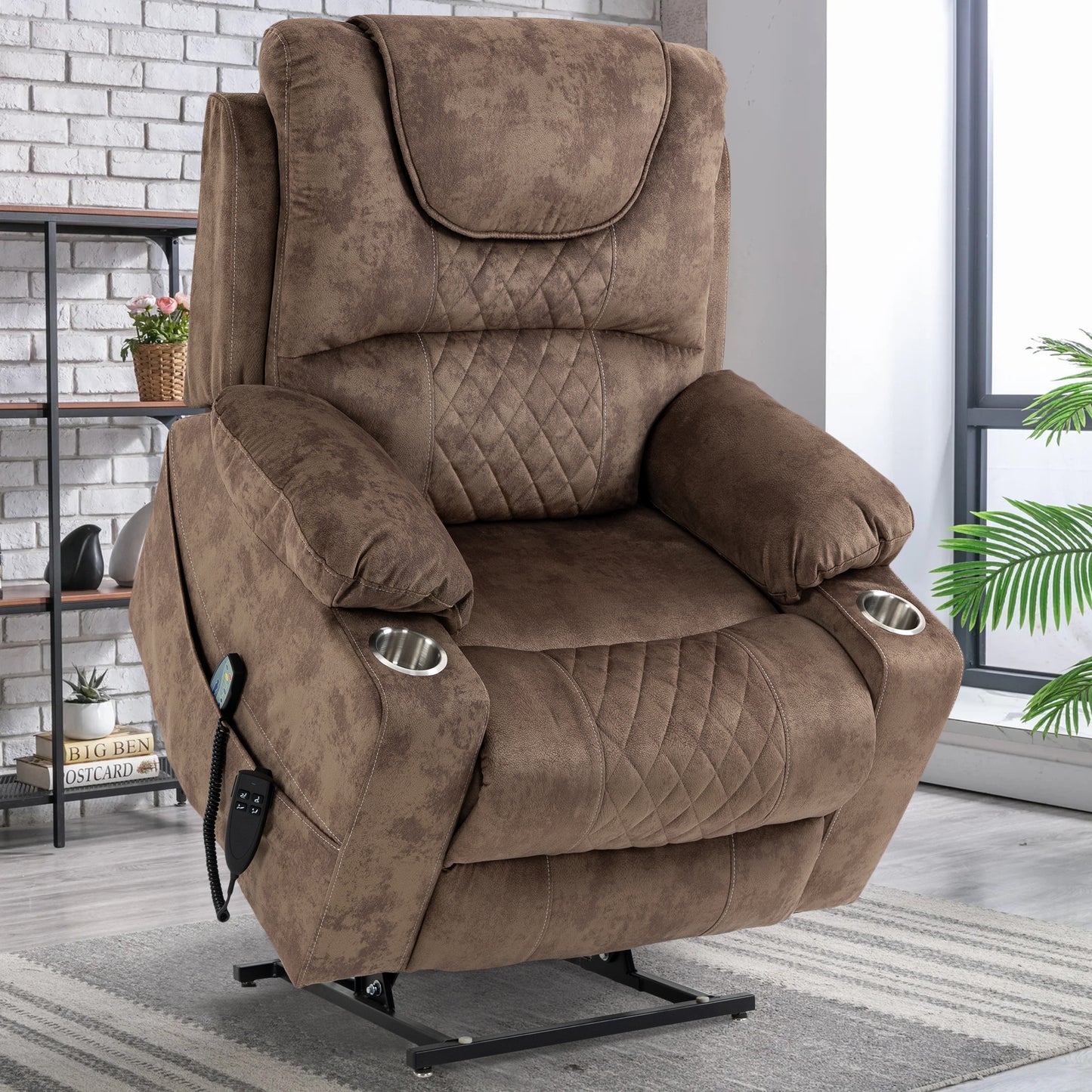 LEGAHOME Large Lift Chair with Heated and Massage Functions