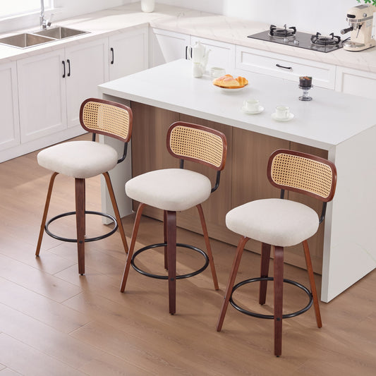 LEGAHOME Bar Stools set of 3