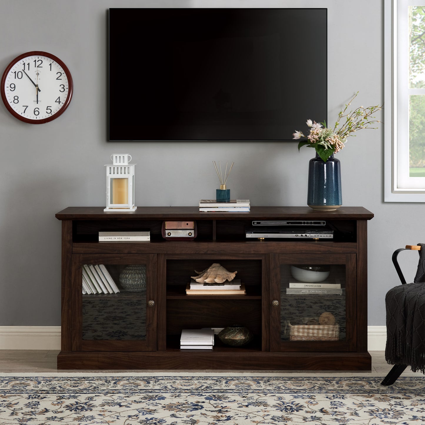 LegaHome Farmhouse TV Stand for 65 Inch TV