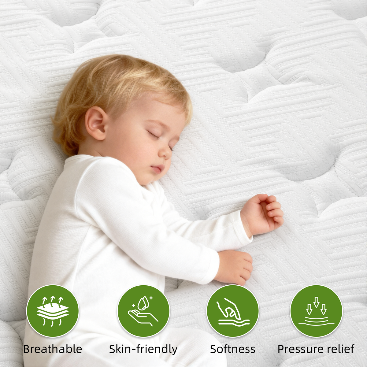 LEAGHOME 12 Inch Hybrid Mattress