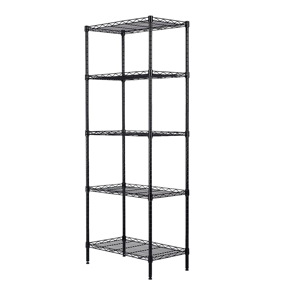 LegaHome 5 Shelf Metal Storage Rack, Wire Shelving Units and Storage, Adjustable Kitchen Storage Rack Organizer, Backers Rack for Kitchen Garage Closet Pantry Laundry Bathroom, 21.25"x11.4"x59.1"