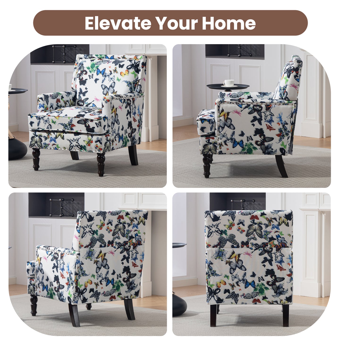 LEGAHOME Vintage Accent Chair