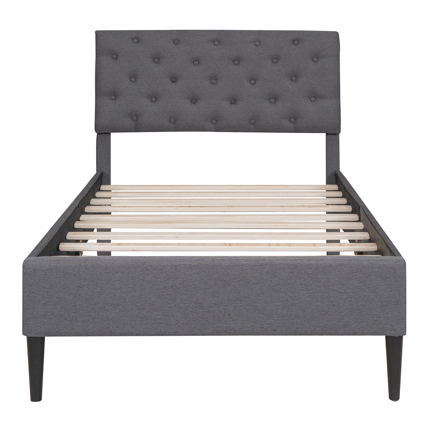 Legahome Twin Size Upholstered Platform Bed, LJC