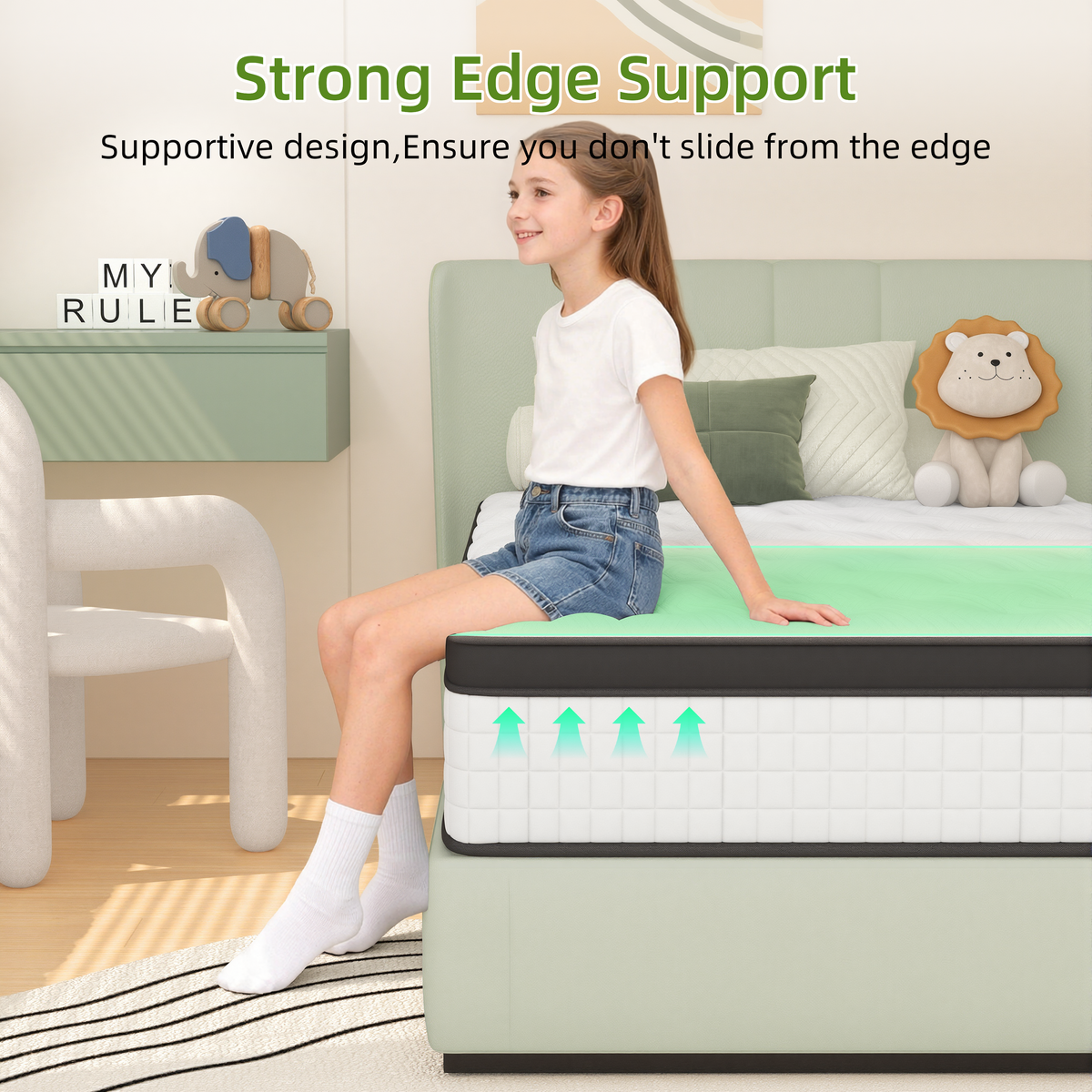 LEAGHOME 12 Inch Hybrid Mattress