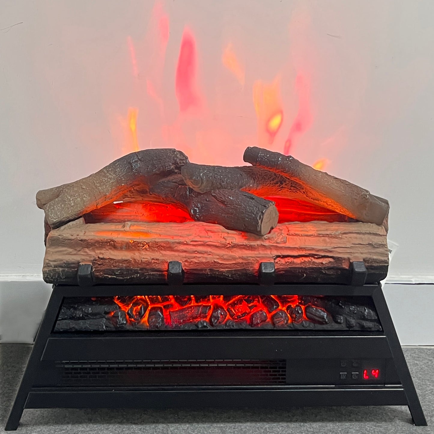 Electric Fireplace Log Heater, Legahome 21" Fireplace Insert with Remote Control, Realistic Fake Fire, Adjustable Flame and Timer, CSA Certified