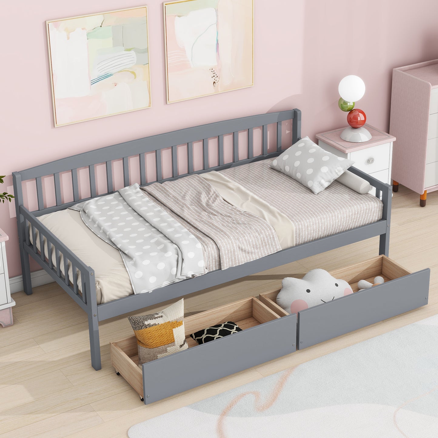LEGAHOME Twin Daybed with Storage