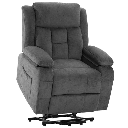 LEGAHOME Power Lift Recliner for Elderly, Electric Easy Stand Assist Lift Chair without Heat and Massage, Senior Recliner Chair Home Theater Recliners for Living Room, 350 lbs Capacity, Gray