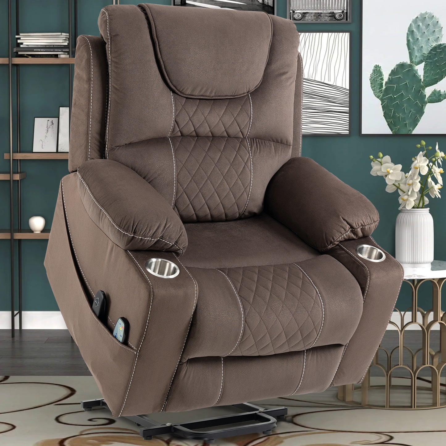 LEGAHOME Large Lift Chair with Heated and Massage Functions