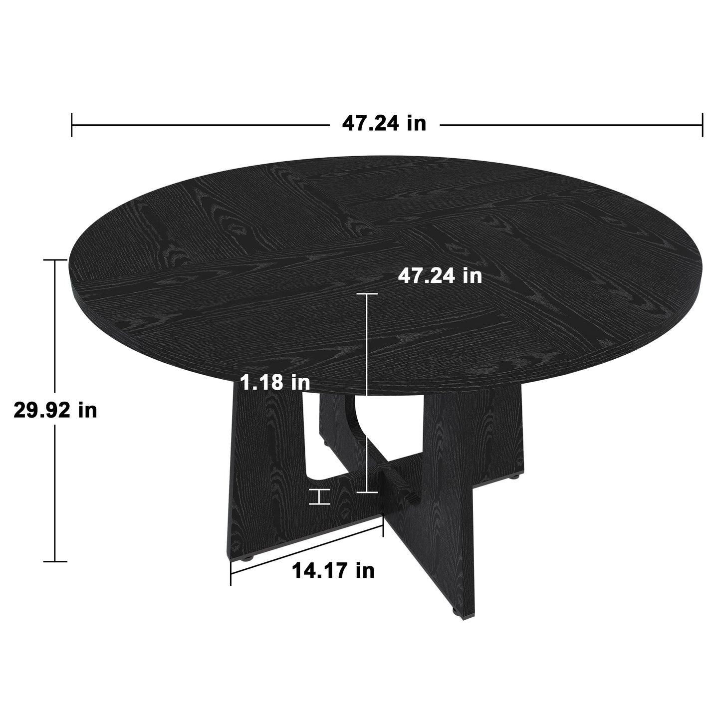 LEGAHOME 47.24” Dining Table for 4-6