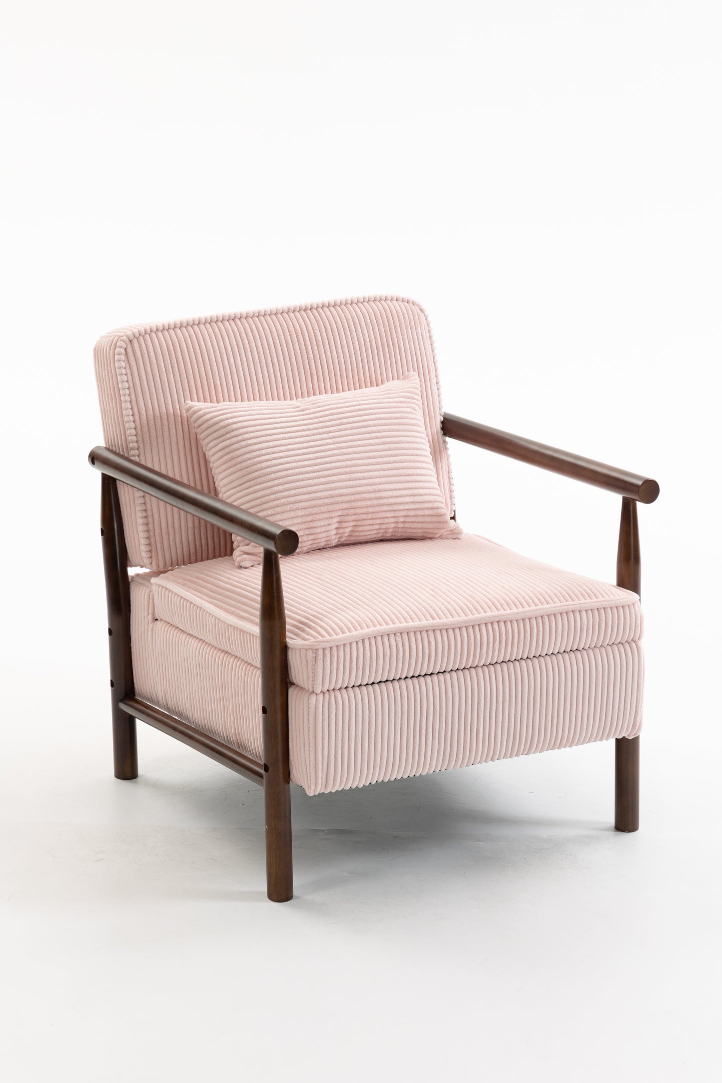 LEGAHOME Accent Chair for Living Room, Chenille Upholstered Armchair with Solid Wood Leg, Mid Century Single Sofa Chair for Living Room, Bedroom, Reading Corner