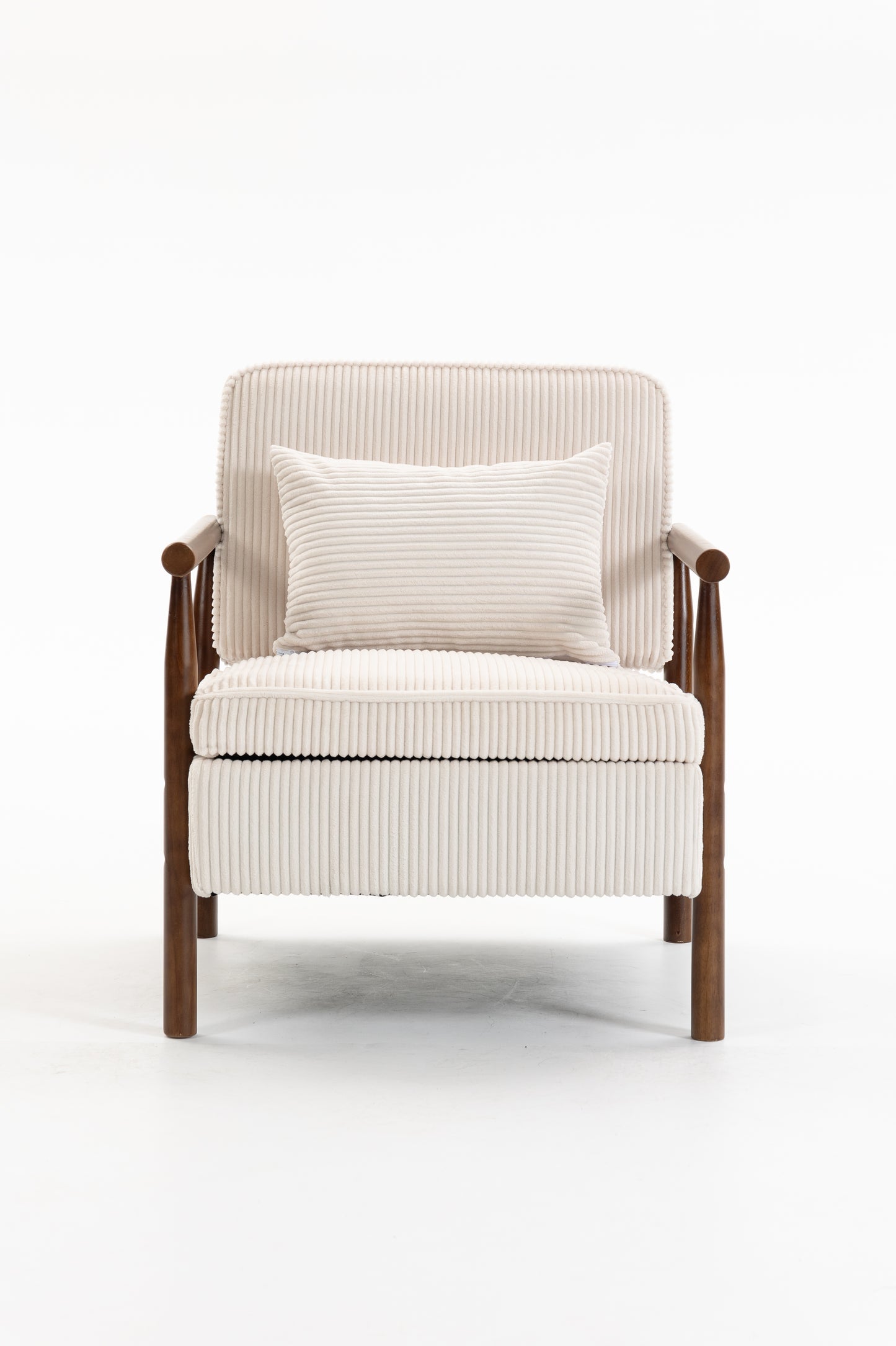 LEGAHOME Accent Chair for Living Room, Chenille Upholstered Armchair with Solid Wood Leg, Mid Century Single Sofa Chair for Living Room, Bedroom, Reading Corner