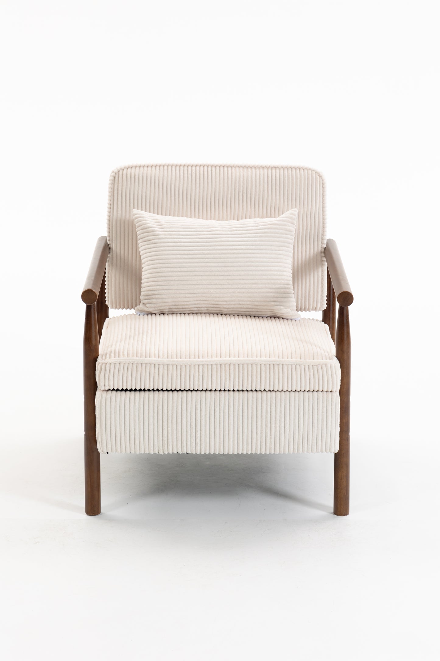 LEGAHOME Accent Chair for Living Room, Chenille Upholstered Armchair with Solid Wood Leg, Mid Century Single Sofa Chair for Living Room, Bedroom, Reading Corner