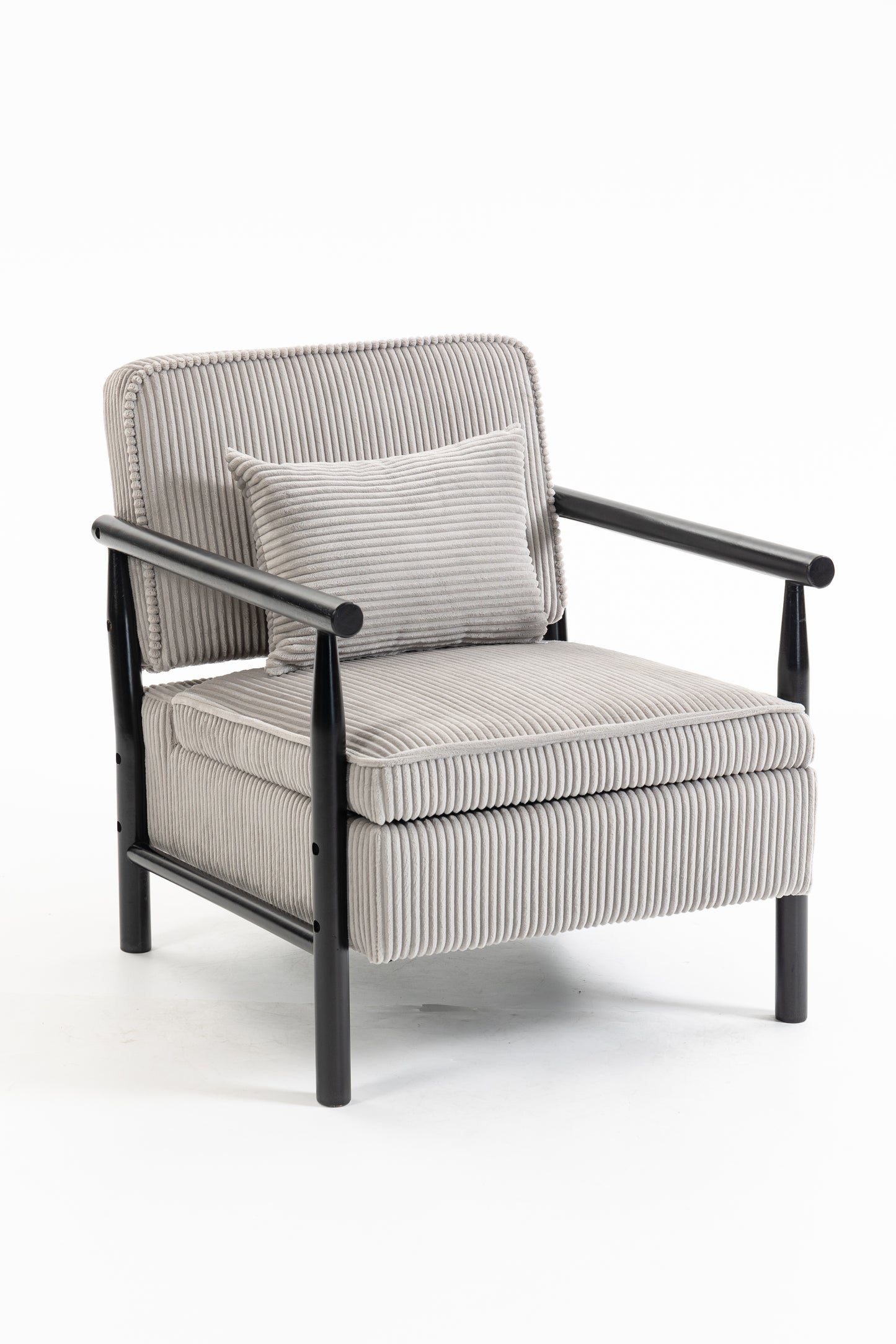 LEGAHOME Accent Chair for Living Room, Chenille Upholstered Armchair with Solid Wood Leg, Mid Century Single Sofa Chair for Living Room, Bedroom, Reading Corner