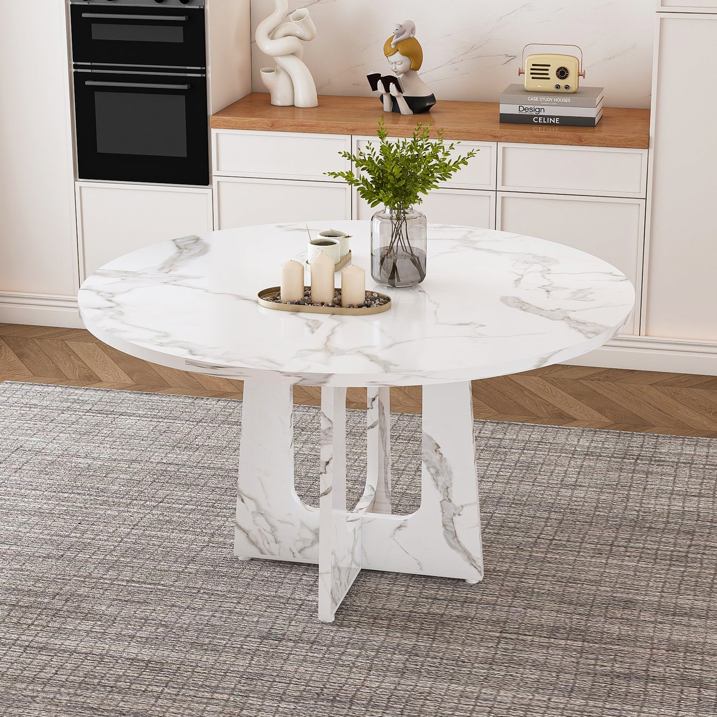 LEGAHOME 47.24” Dining Table for 4-6