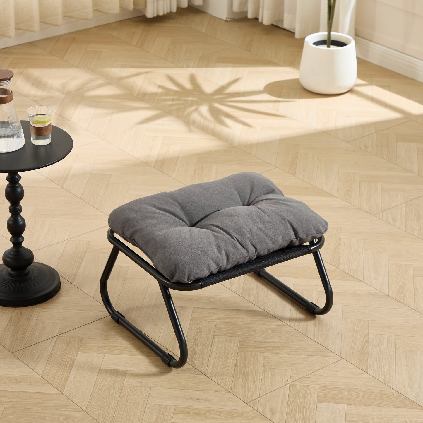 LEGAHOME Indoor Lounge Chair with Ottoman