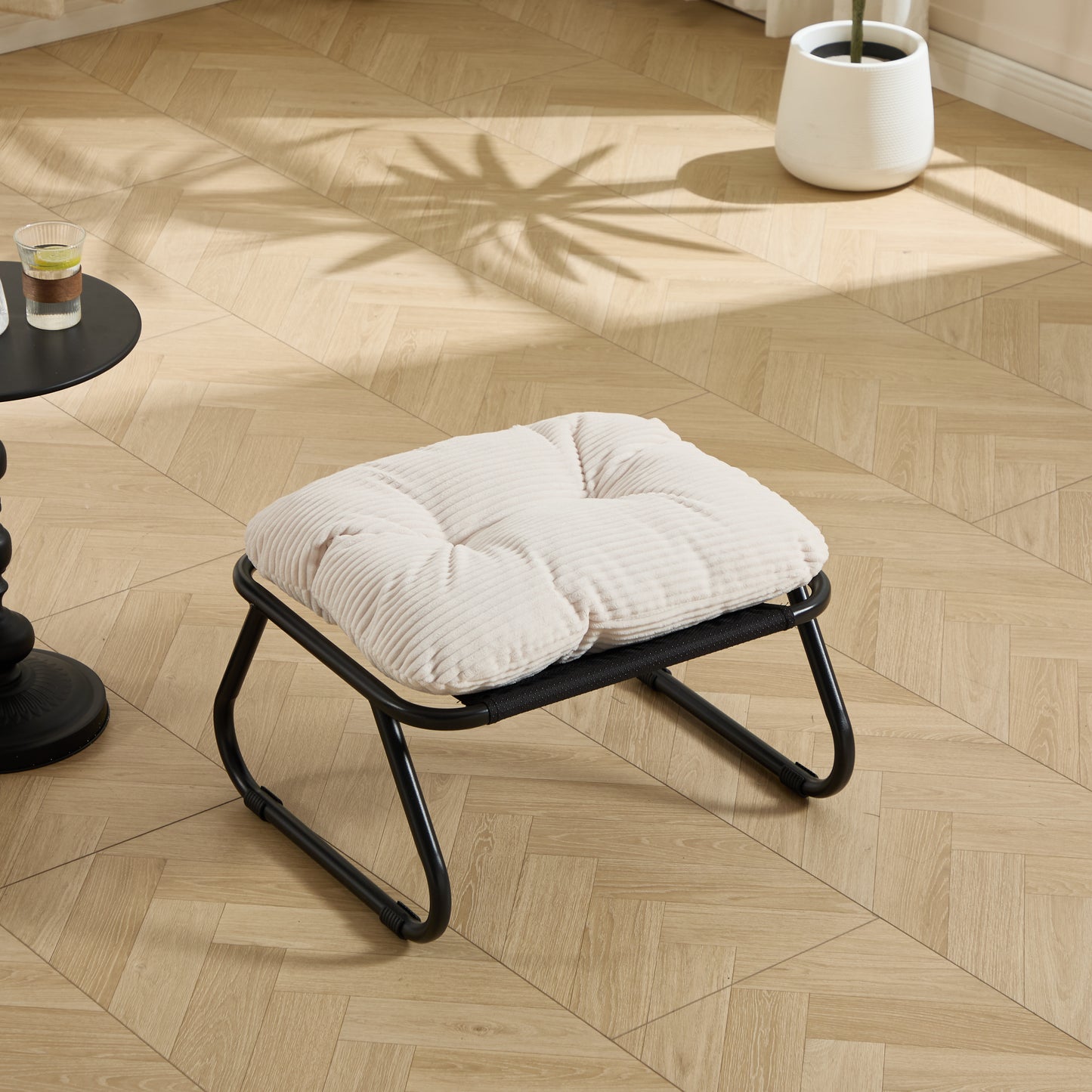 LEGAHOME Indoor Lounge Chair with Ottoman