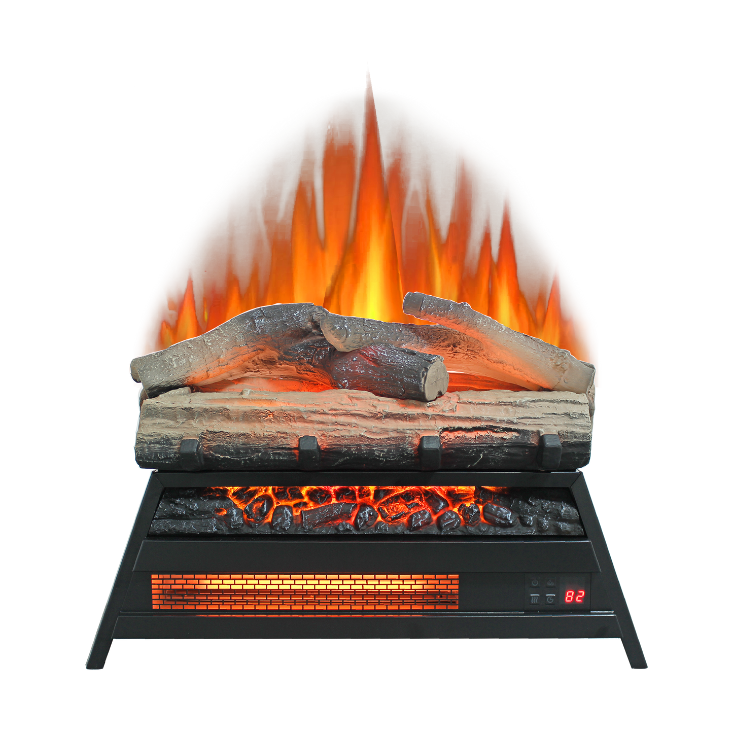 Electric Fireplace Log Heater, Legahome 21" Fireplace Insert with Remote Control, Realistic Fake Fire, Adjustable Flame and Timer, CSA Certified