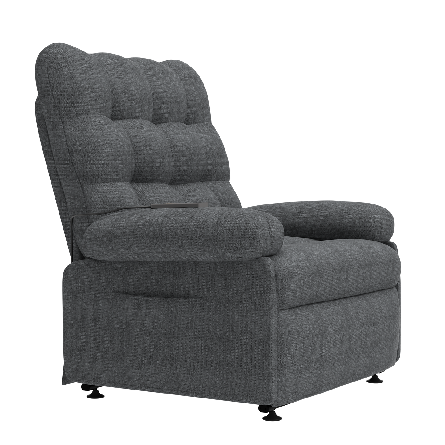 Lift Chair Oversized Seat, Power Lift Recliner Chair for Elderly, Electric Recliner Chair for Living Room, 350lb Capacity, Heavy-Duty Theater Recliner Sofa, No Massage and Heat Function, Brown